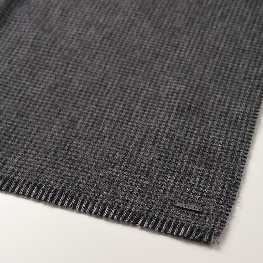 ブガッティのスカーフ・マフラー Woven Scarf（ウーブンスカーフ） 630315 ブラック