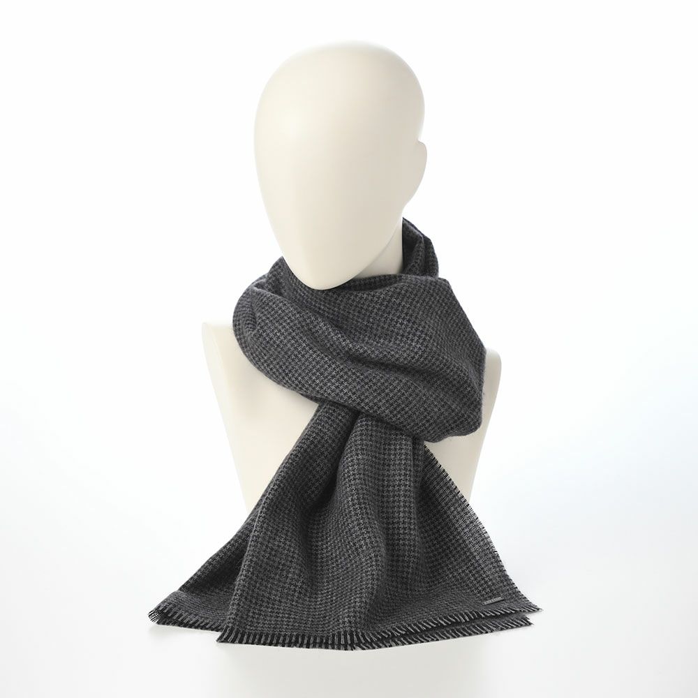 ブガッティのスカーフ・マフラー Woven Scarf（ウーブンスカーフ） 630315 ブラック