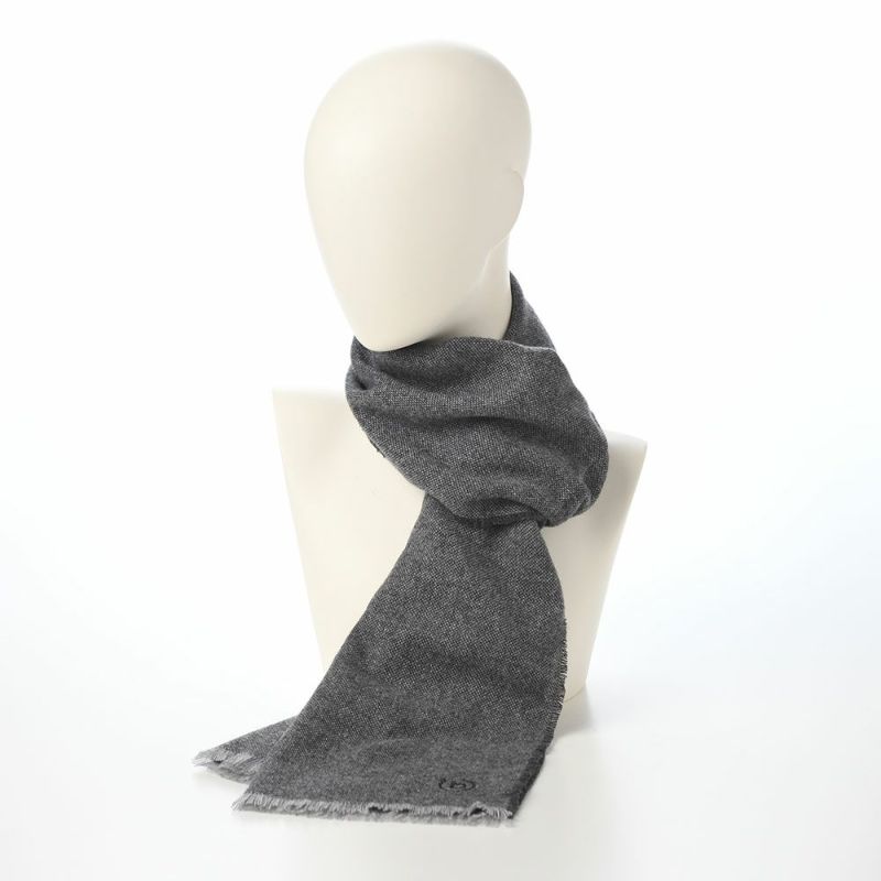 ブガッティのスカーフ・マフラー Cashmere Scarf（カシミヤスカーフ） 630316 チャコール