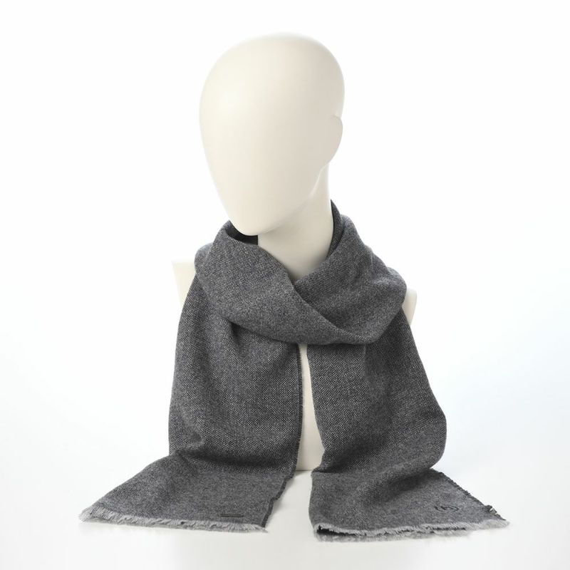 ブガッティのスカーフ・マフラー Cashmere Scarf（カシミヤスカーフ） 630316 チャコール