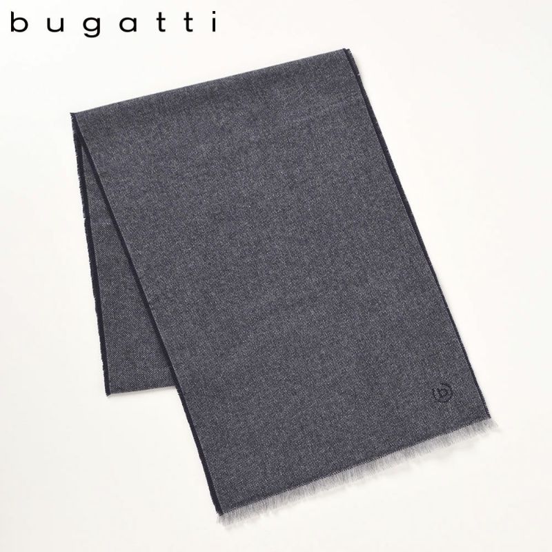 ブガッティのスカーフ・マフラー Cashmere Scarf（カシミヤスカーフ） 630316 ネイビー