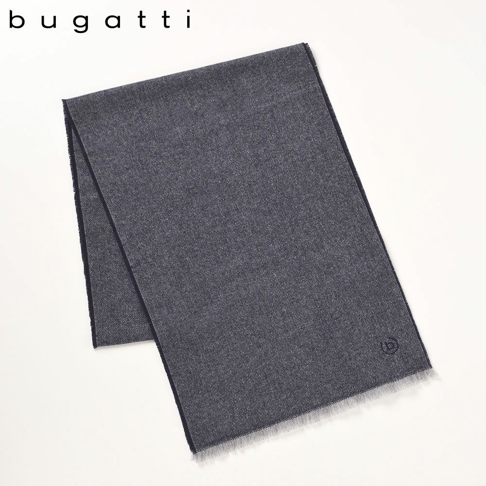 ブガッティのスカーフ・マフラー Cashmere Scarf（カシミヤスカーフ） 630316 ネイビー