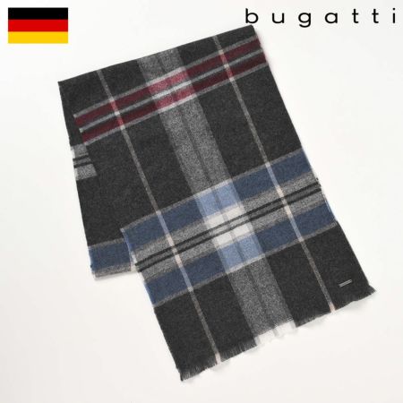 ブガッティのスカーフ・マフラー Cashmere Scarf（カシミヤスカーフ） 630317 チャコール