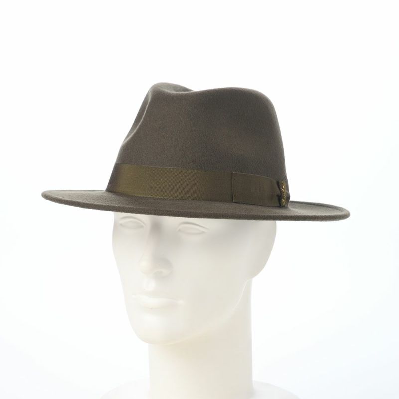 ボルサリーノのフェルトハット Macho Felt Hat（マチョ フェルトハット） 170016 カーキ