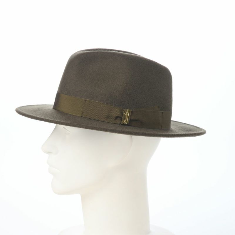 ボルサリーノのフェルトハット Macho Felt Hat（マチョ フェルトハット） 170016 カーキ