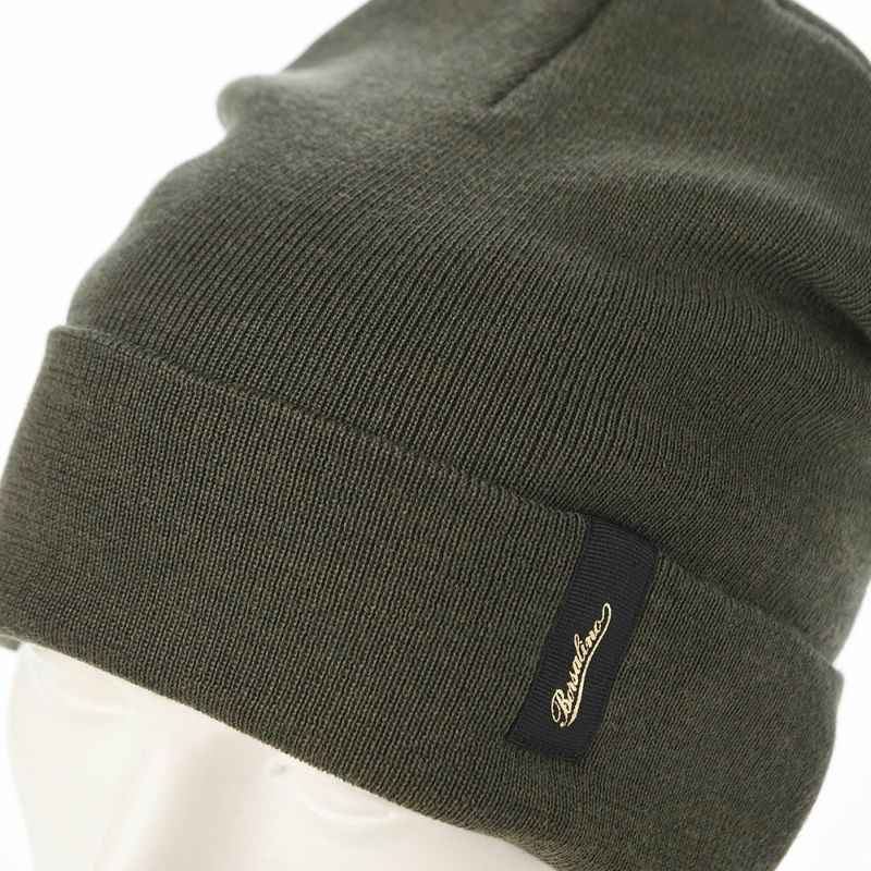 ボルサリーノのニット帽 Virgin Wool Beanie（バージーンウール ビーニー） 130356 カーキ