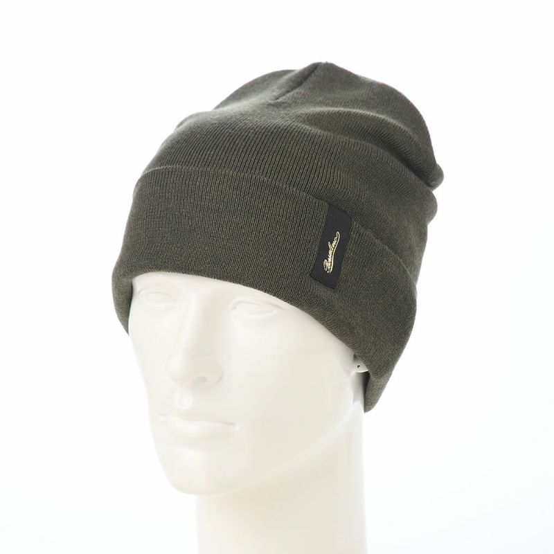 ボルサリーノのニット帽 Virgin Wool Beanie（バージーンウール ビーニー） 130356 カーキ