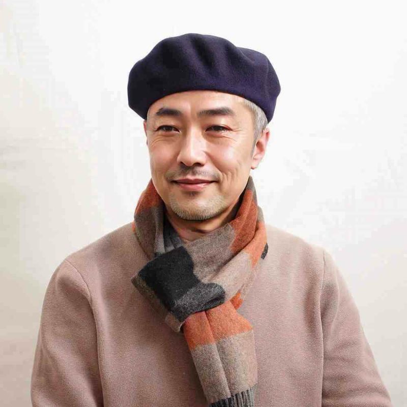 マローネのベレー帽 Pittore Beret（ピットーレ ベレー） ダークブルー