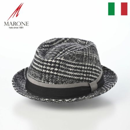 マローネのソフトハット Bicolor Ribbon Hat（バイカラー リボンハット） UT237 グレー