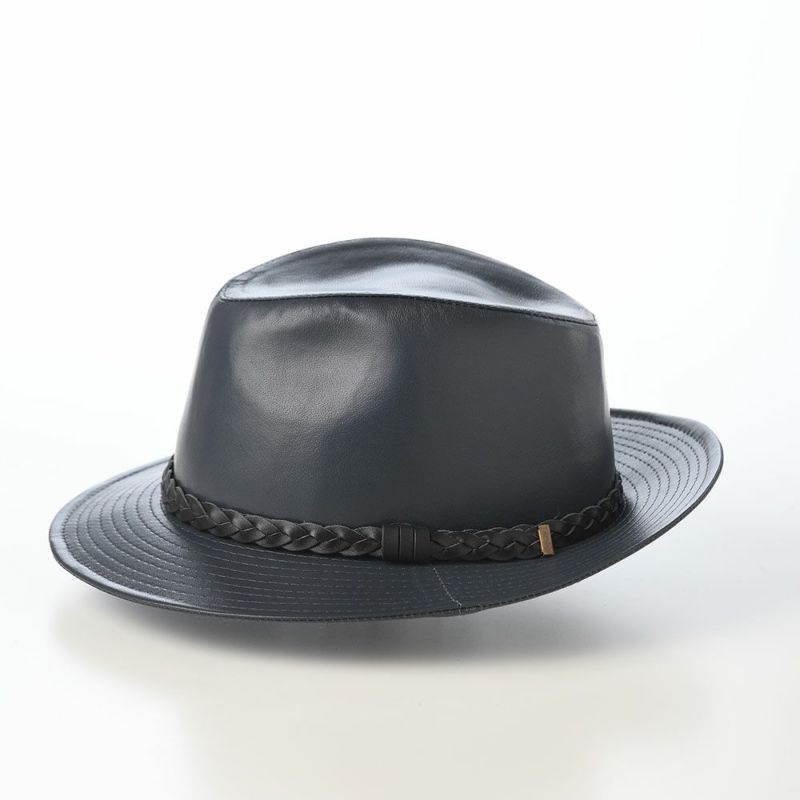 マローネのレザーハット Lamb Leather Hat（ラムレザー ハット） グレー