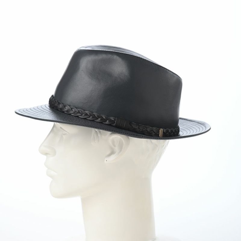 マローネのレザーハット Lamb Leather Hat（ラムレザー ハット） グレー