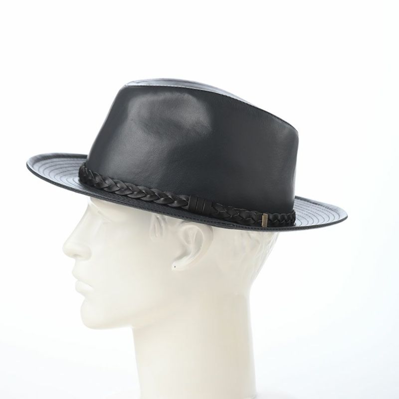 マローネのレザーハット Lamb Leather Hat（ラムレザー ハット） グレー