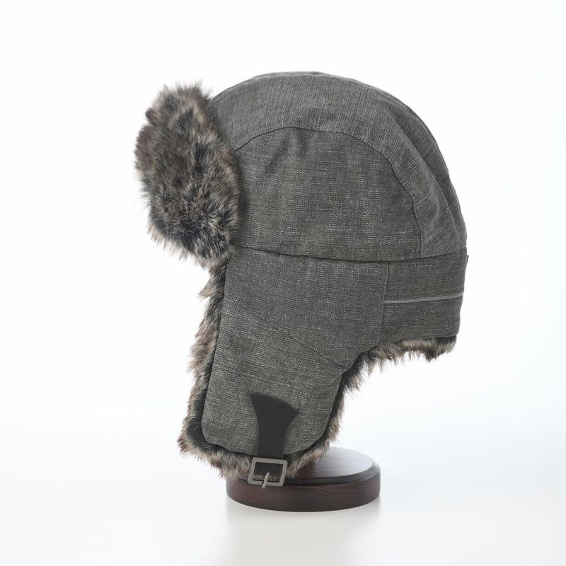 クラウンキャップの飛行帽 Cotton Aviator（コットン アビエーター） チャコール