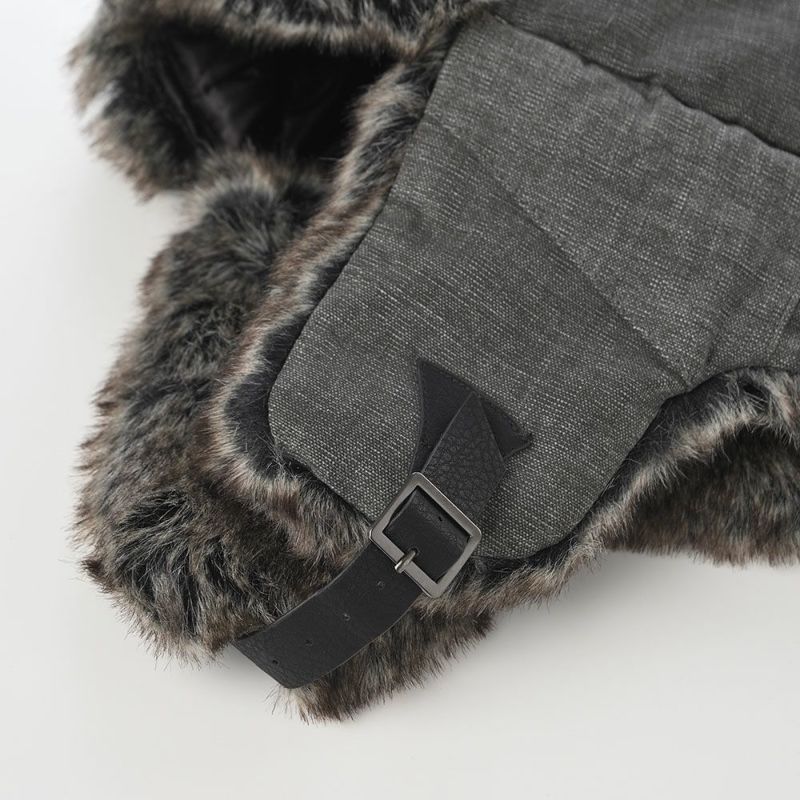 クラウンキャップの飛行帽 Cotton Aviator（コットン アビエーター） チャコール