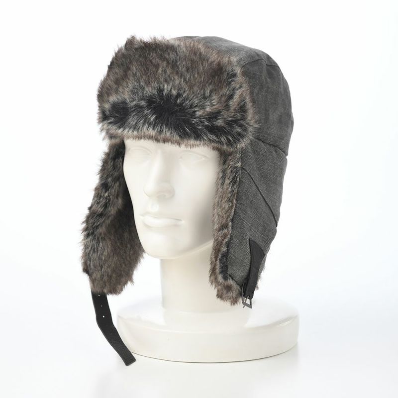 クラウンキャップの飛行帽 Cotton Aviator（コットン アビエーター） チャコール