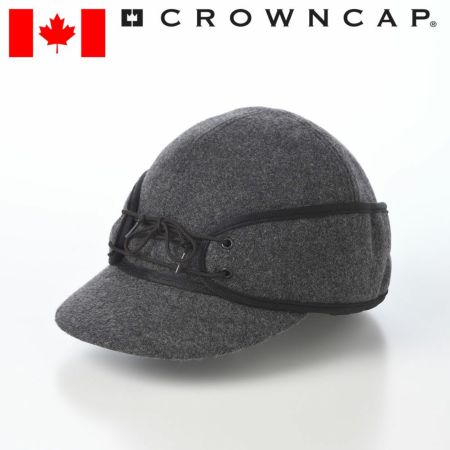 クラウンキャップのレイルロードキャップ Classic Railroad Cap（クラシック レールロードキャップ） チャコール