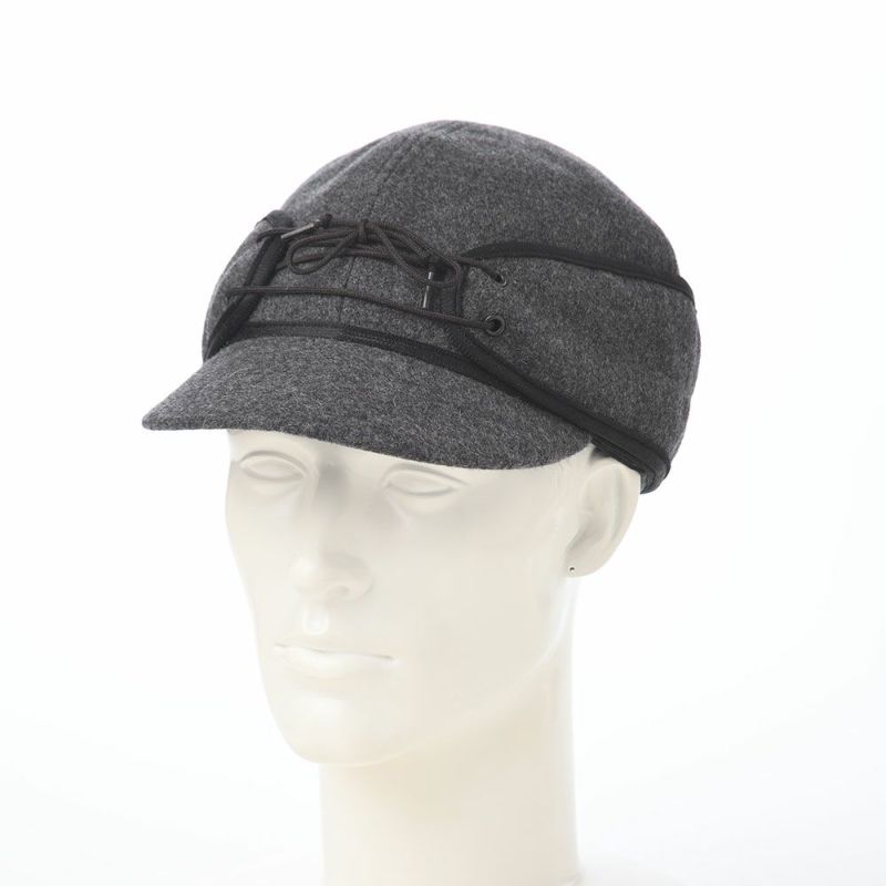 クラウンキャップのレイルロードキャップ Classic Railroad Cap（クラシック レールロードキャップ） チャコール