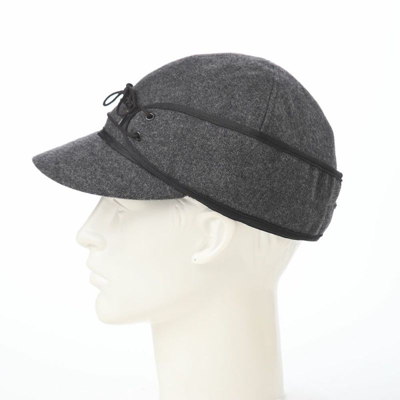 クラウンキャップのレイルロードキャップ Classic Railroad Cap（クラシック レールロードキャップ） チャコール