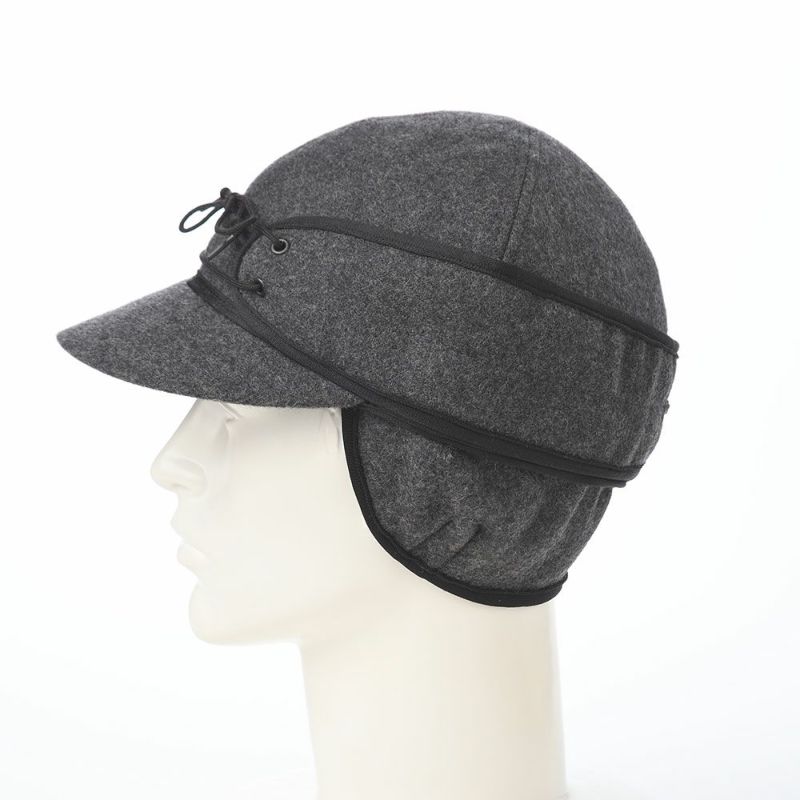 クラウンキャップのレイルロードキャップ Classic Railroad Cap（クラシック レールロードキャップ） チャコール