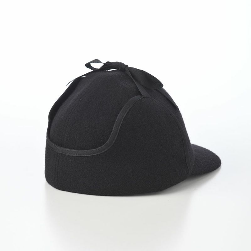 クラウンキャップのキャップ Melton Tie-up Cap（メルトン タイアップ キャップ） ブラック