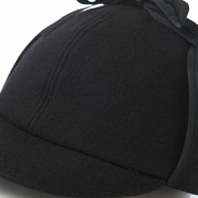 クラウンキャップのキャップ Melton Tie-up Cap（メルトン タイアップ キャップ） ブラック
