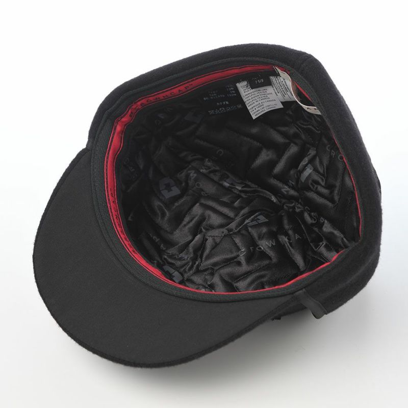 クラウンキャップのキャップ Melton Tie-up Cap（メルトン タイアップ キャップ） ブラック