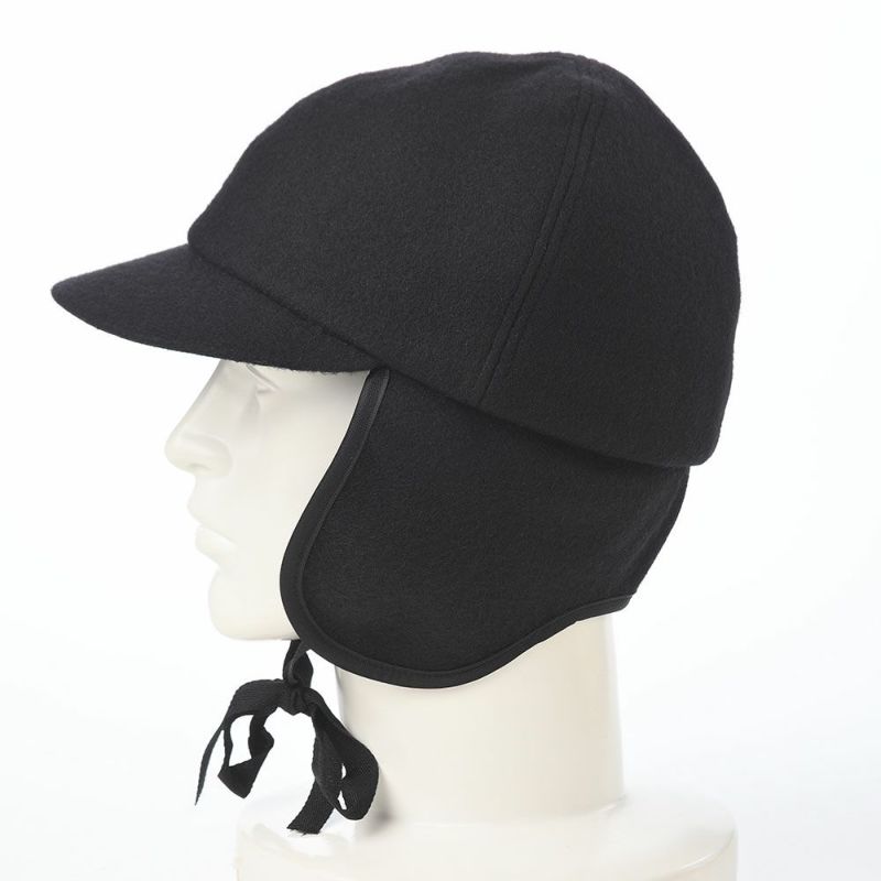 クラウンキャップのキャップ Melton Tie-up Cap（メルトン タイアップ キャップ） ブラック