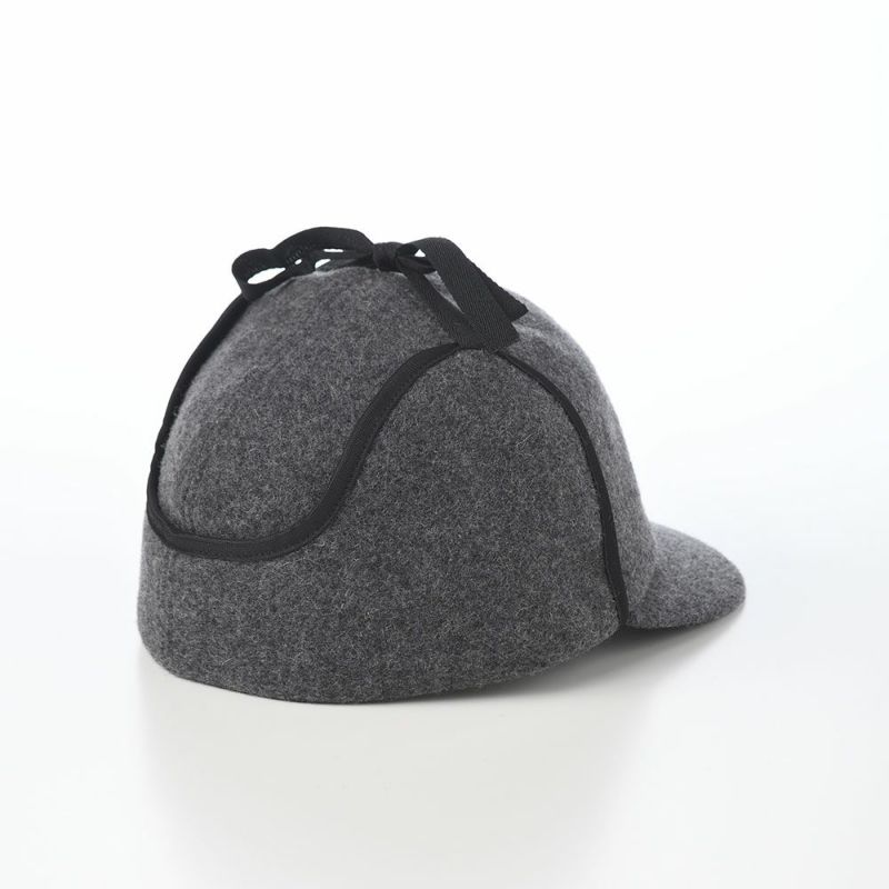 クラウンキャップのキャップ Melton Tie-up Cap（メルトン タイアップ キャップ） チャコール