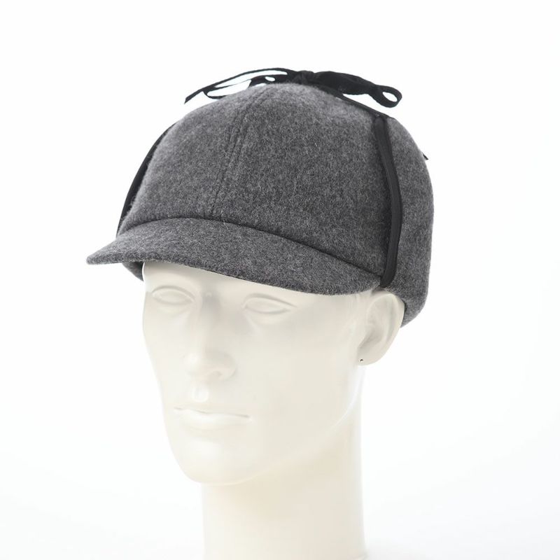 クラウンキャップのキャップ Melton Tie-up Cap（メルトン タイアップ キャップ） チャコール