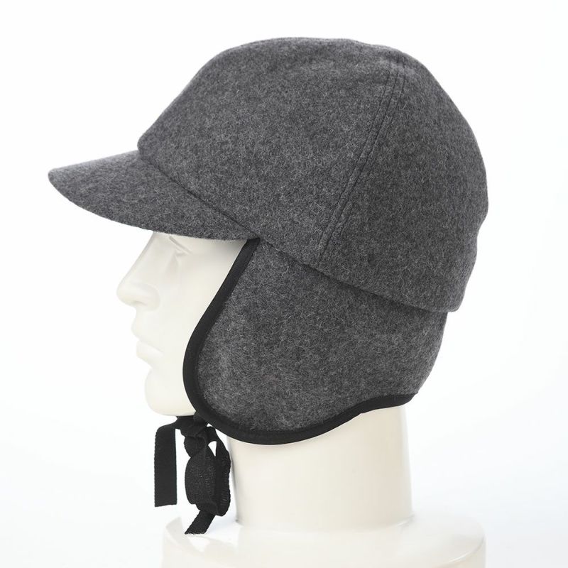 クラウンキャップのキャップ Melton Tie-up Cap（メルトン タイアップ キャップ） チャコール