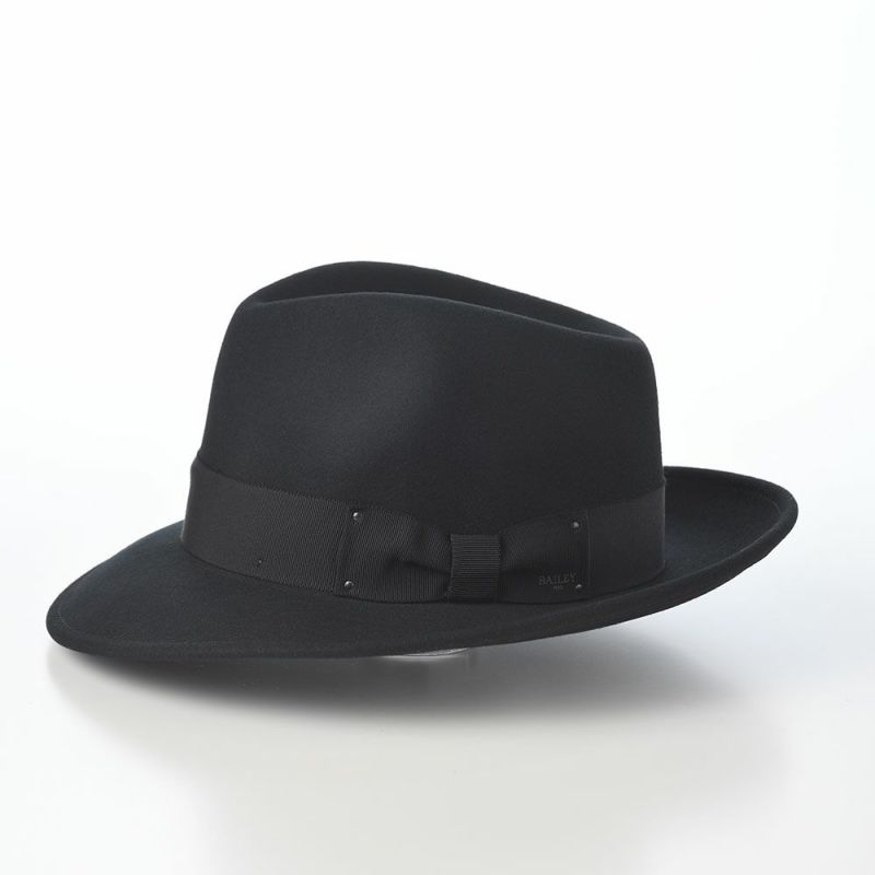 ベイリーのフェルトハット LITEFELT FEDORA（ライトフェルト フェドラ） ブラック