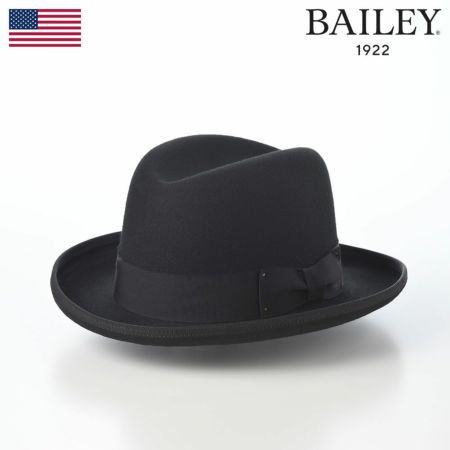 ベイリーのフェルトハット HOMBURG（ホンブルグ） ブラック