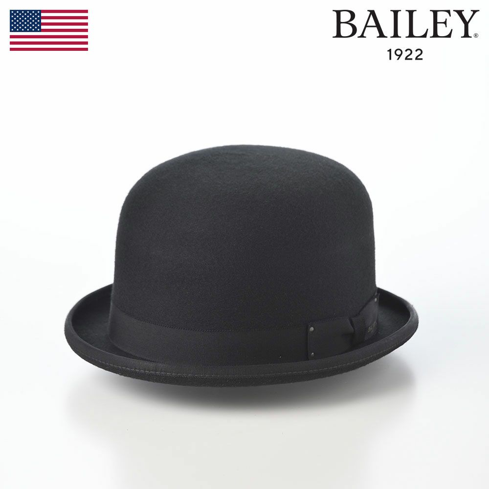 ベイリー フェルトハット BOWLER HARKER（ボーラーハーカー） ブラック