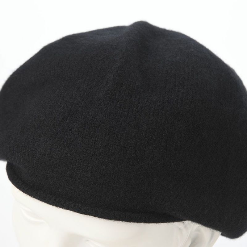 レッターのベレー帽 Iason beret mega（イアソンベレー メガ） ブラック