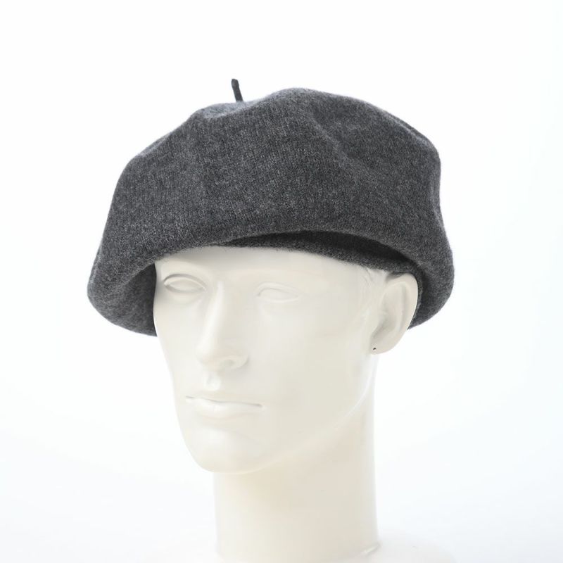 レッターのベレー帽 Iason beret mega（イアソンベレー メガ） グレー