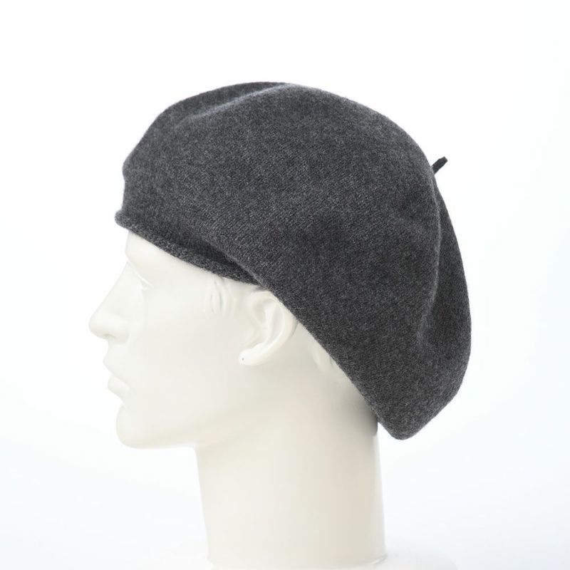 レッターのベレー帽 Iason beret mega（イアソンベレー メガ） グレー