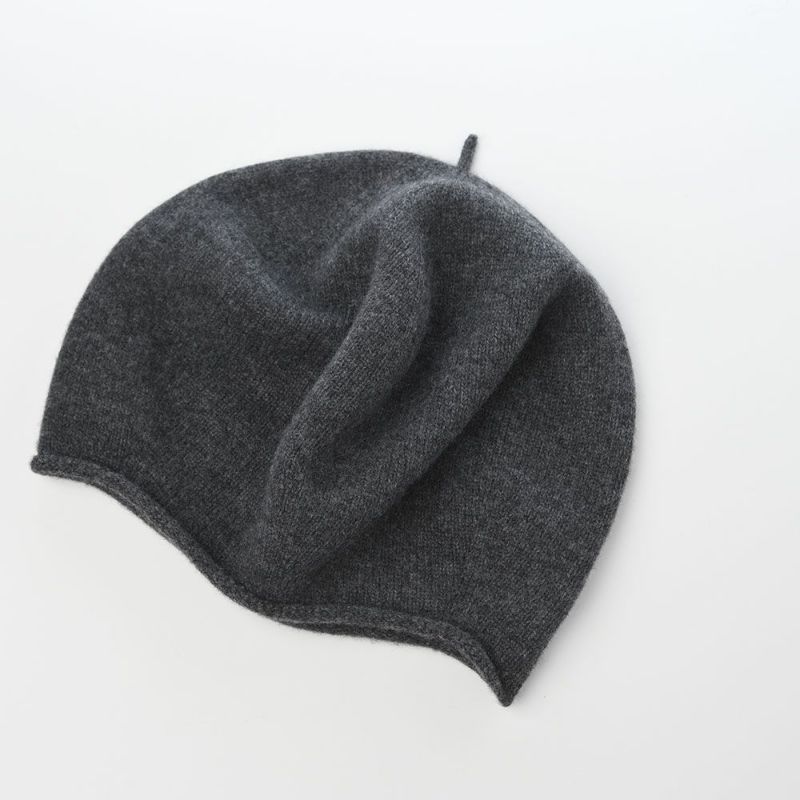 レッターのベレー帽 Iason beret mega（イアソンベレー メガ） グレー