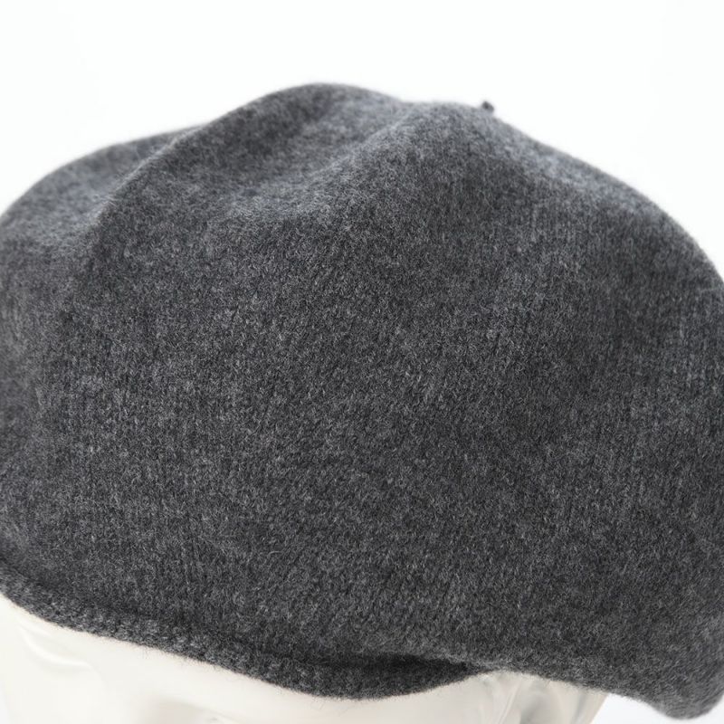 レッターのベレー帽 Iason beret mega（イアソンベレー メガ） グレー