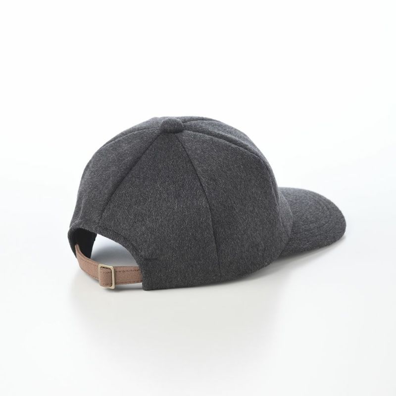 レッターのキャップ Pure Cashmere Cap（ピュアカシミヤキャップ） チャコール