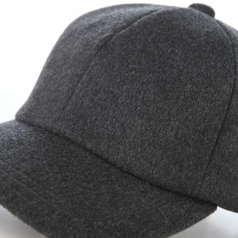 レッターのキャップ Pure Cashmere Cap（ピュアカシミヤキャップ） チャコール