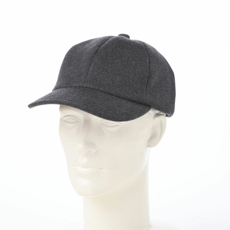 レッターのキャップ Pure Cashmere Cap（ピュアカシミヤキャップ） チャコール