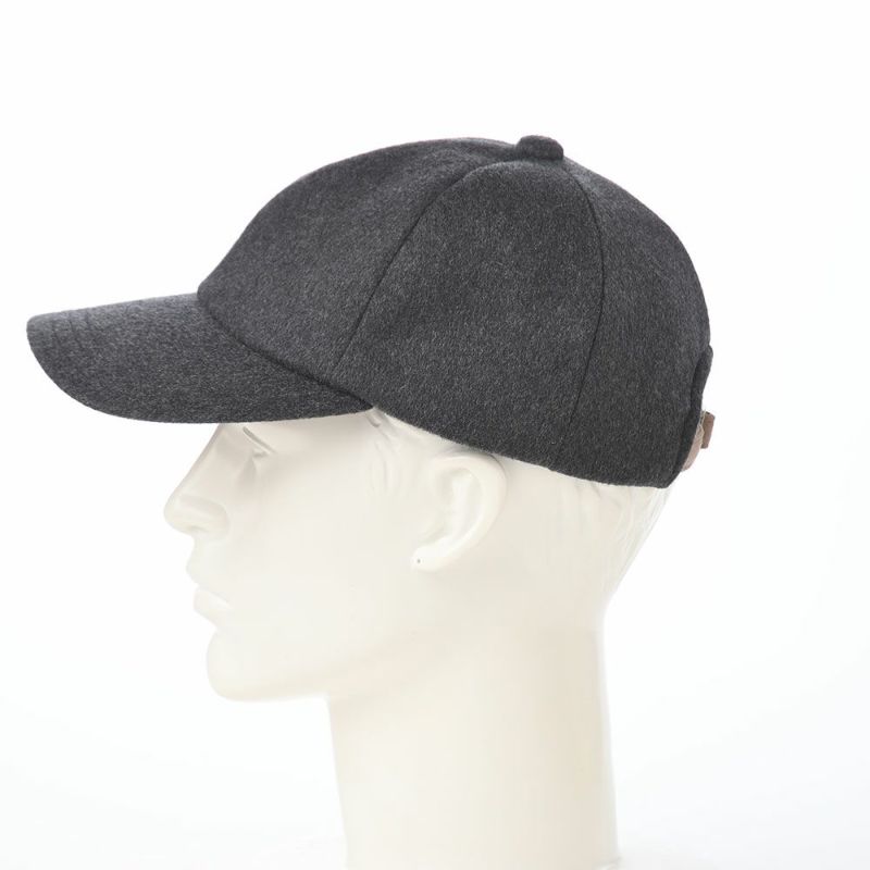 レッターのキャップ Pure Cashmere Cap（ピュアカシミヤキャップ） チャコール