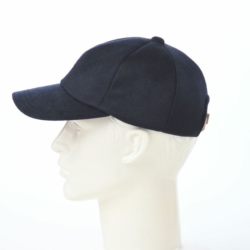 レッターのキャップ Pure Cashmere Cap（ピュアカシミヤキャップ） ネイビー