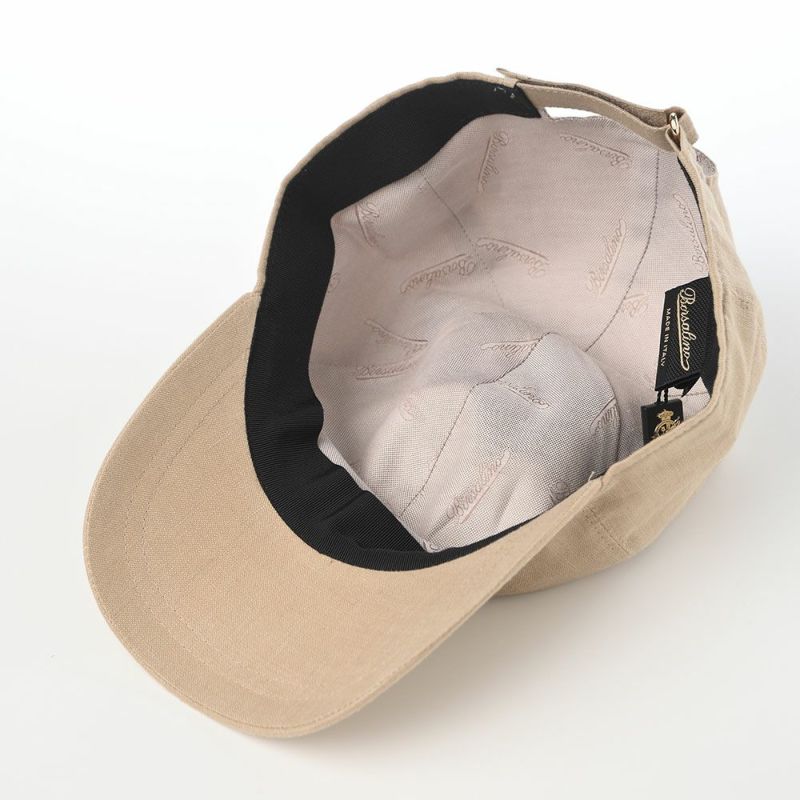 ボルサリーノのキャップ Baseball Cap Hiker Linen（ベイスボールキャップ ハイカーリネン） B95174 ベージュ