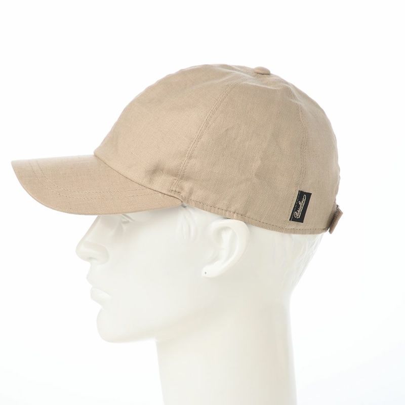 ボルサリーノのキャップ Baseball Cap Hiker Linen（ベイスボールキャップ ハイカーリネン） B95174 ベージュ