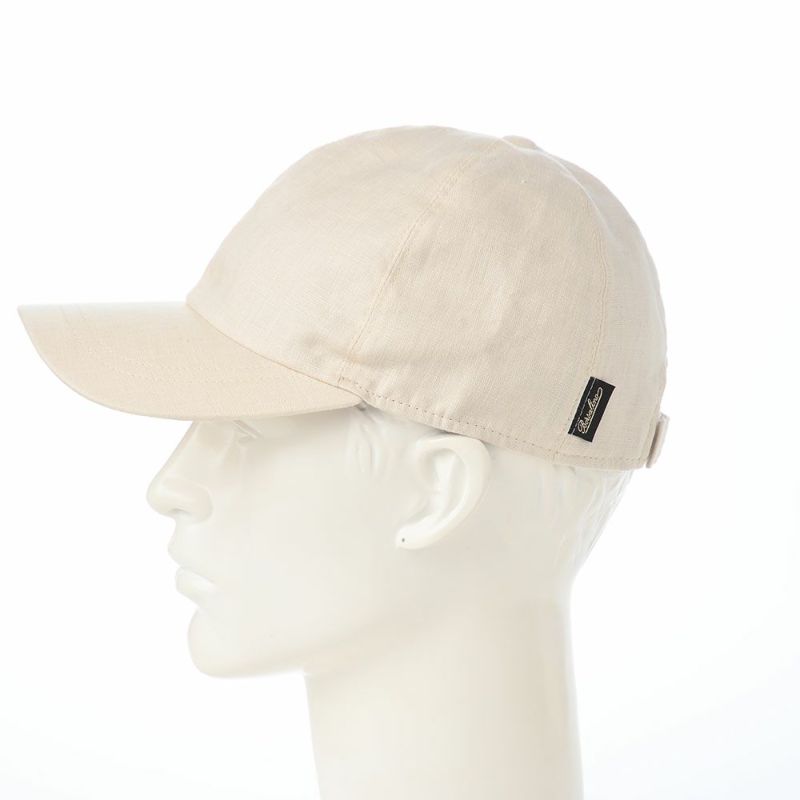 ボルサリーノのキャップ Baseball Cap Hiker Linen（ベイスボールキャップ ハイカーリネン） B95174 ナチュラル