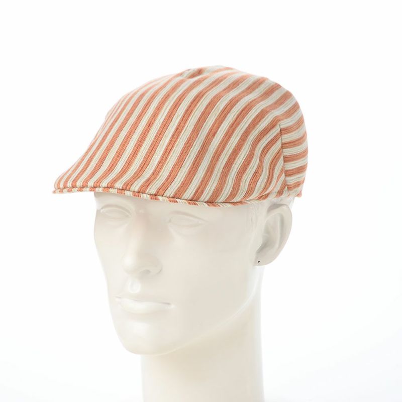 ボルサリーノのハンチング Hunting Parigi Stripe（ハンチング パリギ ストライプ） B12182 オレンジ