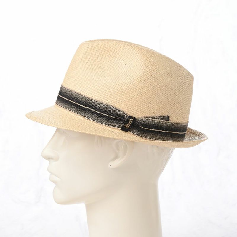 ボルサリーノのパナマハット Panama Quito Trilby（パナマキート トリルビー） 141238 ブラックリボン