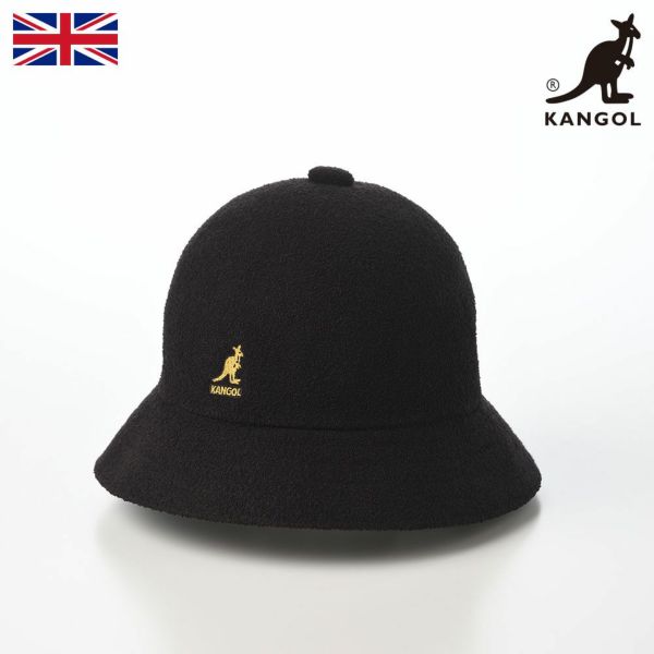 Kangol MoMAカンゴール バケットハット M ブラック 新品未使用 MoMA Kangol バケットハット ブラック L(L)：ファッション