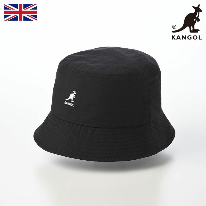 カンゴールのバケットハット SMU NYLON BUCKET HAT（ナイロン バケットハット） ブラック